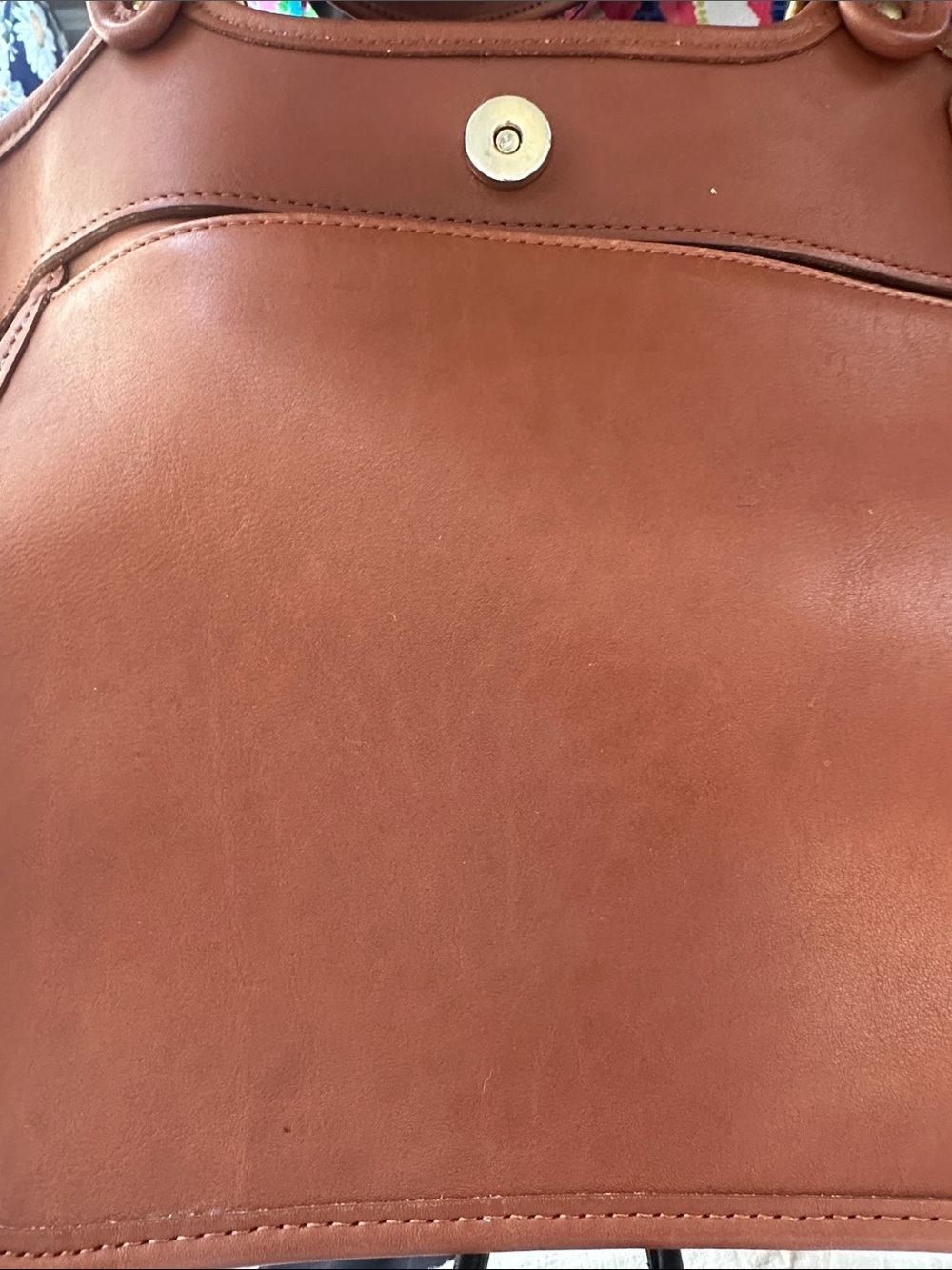 Vintage Coach 9090 LEGACY LARGE SHOPPER Shoulder Tote Bag in British Tan - Picture 7 of 9